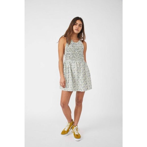 NWT Free People Petunia Mini Dress Size L. B-4 - Picture 2 of 10